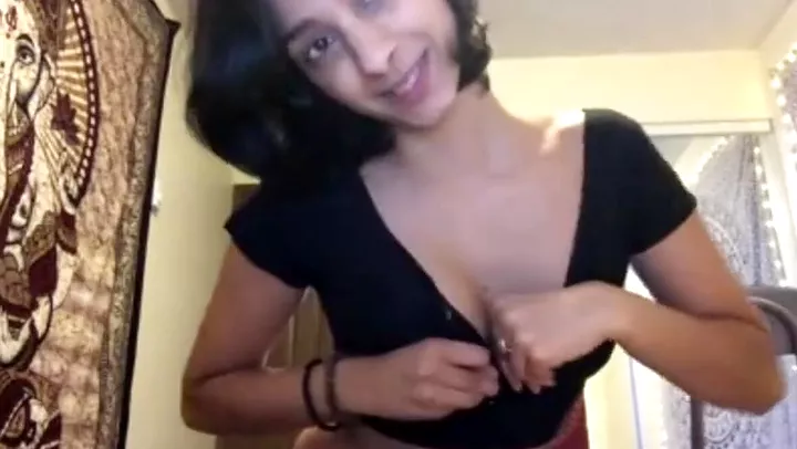 Desi Indian College Girl Strip for Cock and Fuck